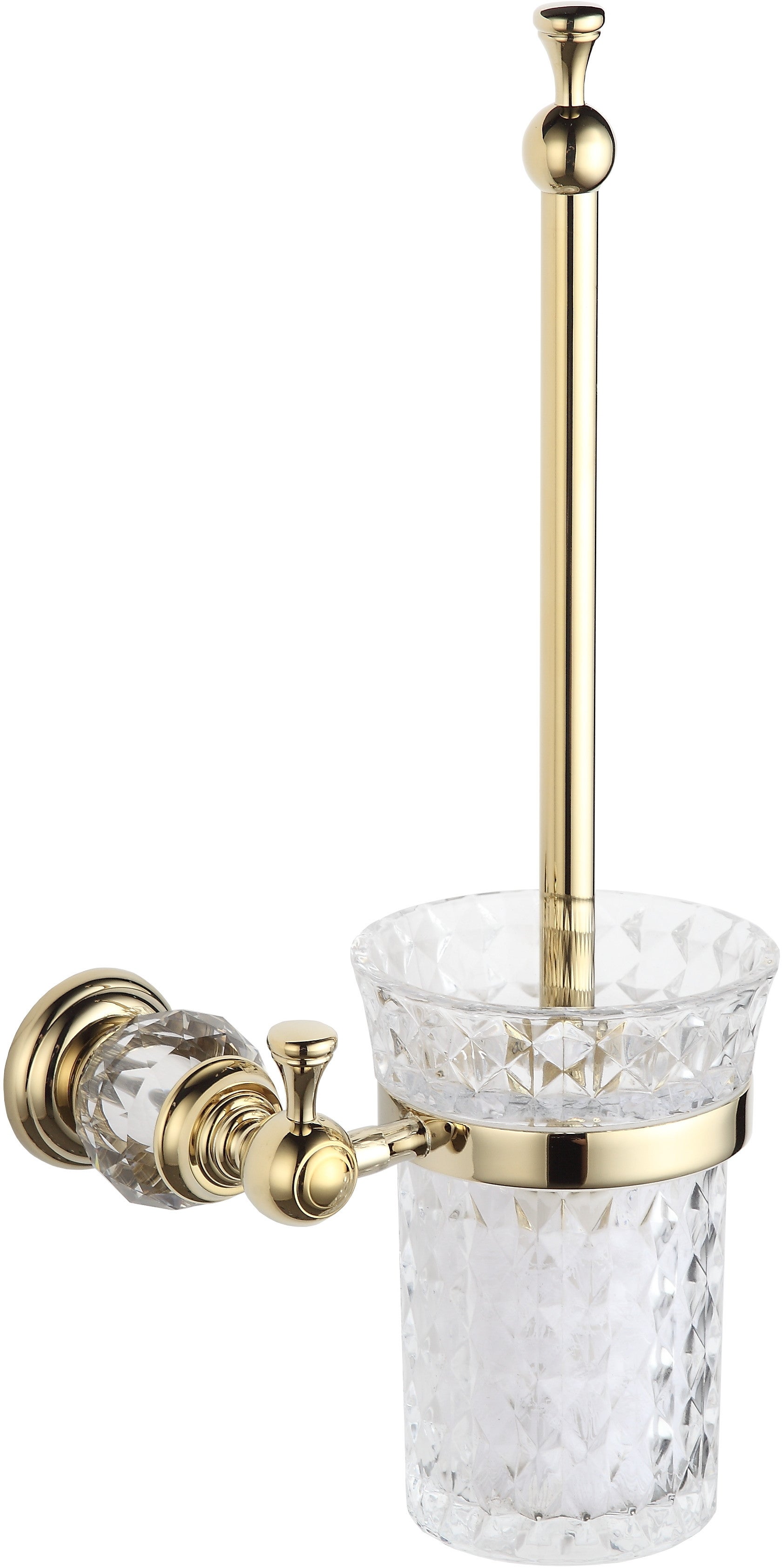 Mexen Estela szczotka toaletowa, złota - 7011550-50