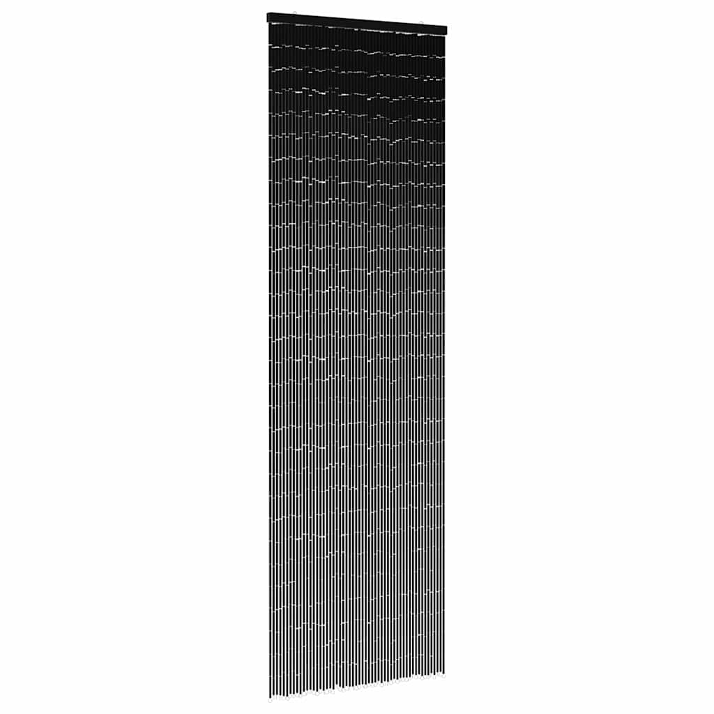 VidaXL Rideau anti-insectes gris foncé 56 x 185 cm bambou - 2