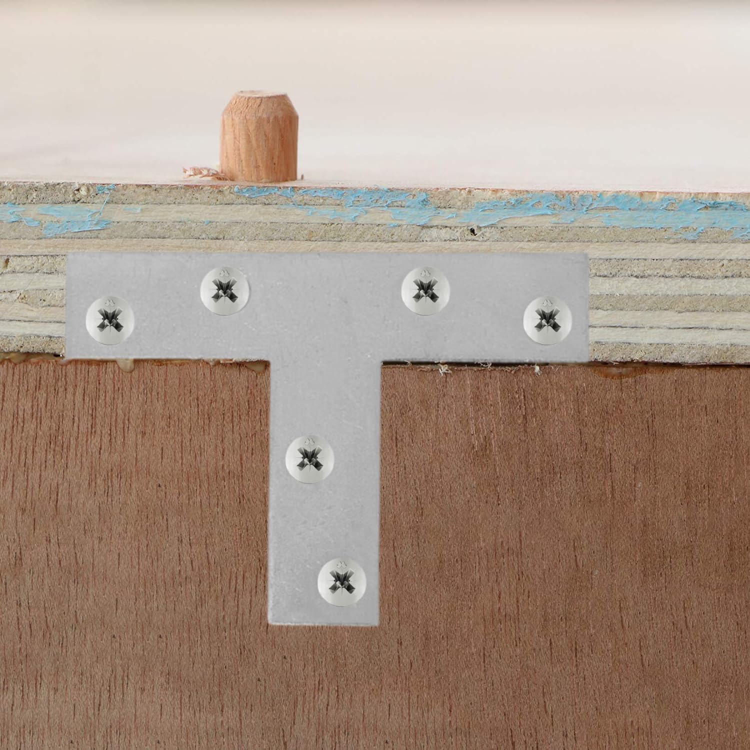 Confezione Da 20 Staffe Angolari Per Legno, A Forma Di L, In - Foto 9