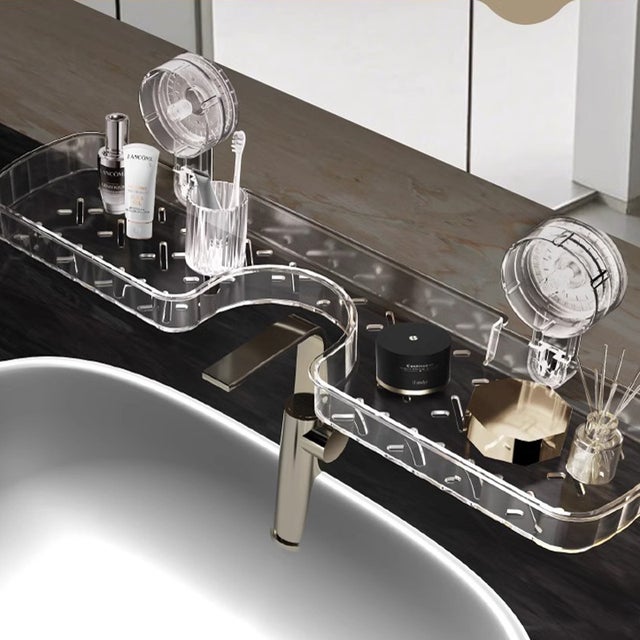 Mensola da bagno con ventosa senza fori - Leroy Merlin