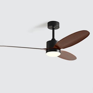 Ventilatore A Soffitto Con Luce A Petalo &ndash; 6 Velocit&agrave;, Motore Reversibile, Telecomando E APP, Dimmerabile 3000-6500K