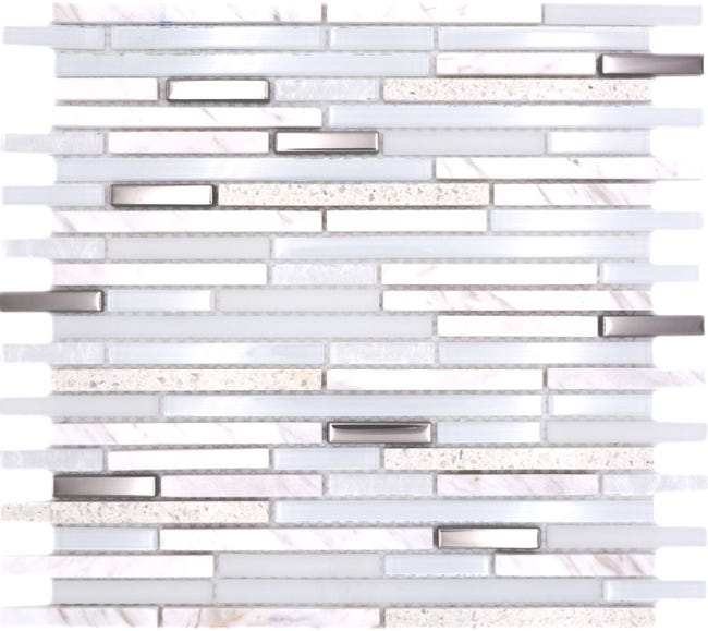 Mosa que Composite Aspect Pierre Blanche Translucide 10 Feuilles De mosa-que-composite-aspect-pierre-blanche-translucide-10-feuilles-de