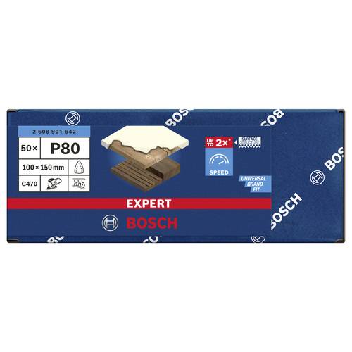Hoja de lija EXPERT C470 de 100 x 150 mm, G 80, 50 unidades - 3