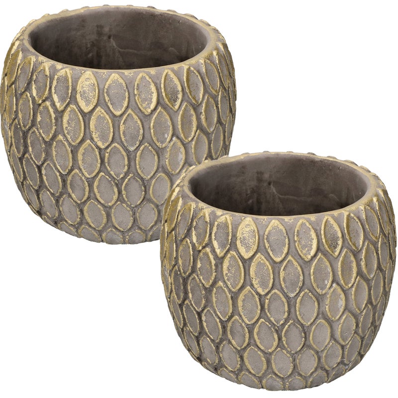 2x doniczka fi11 donica osłonka ceramiczna kwiaty - KOTARBAU