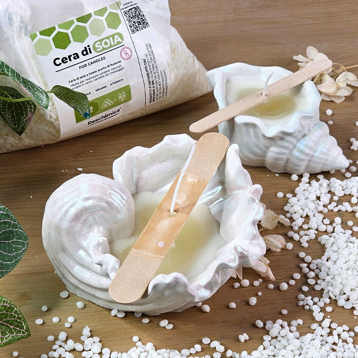 Cera di soia per Candele (500 gr) - 4