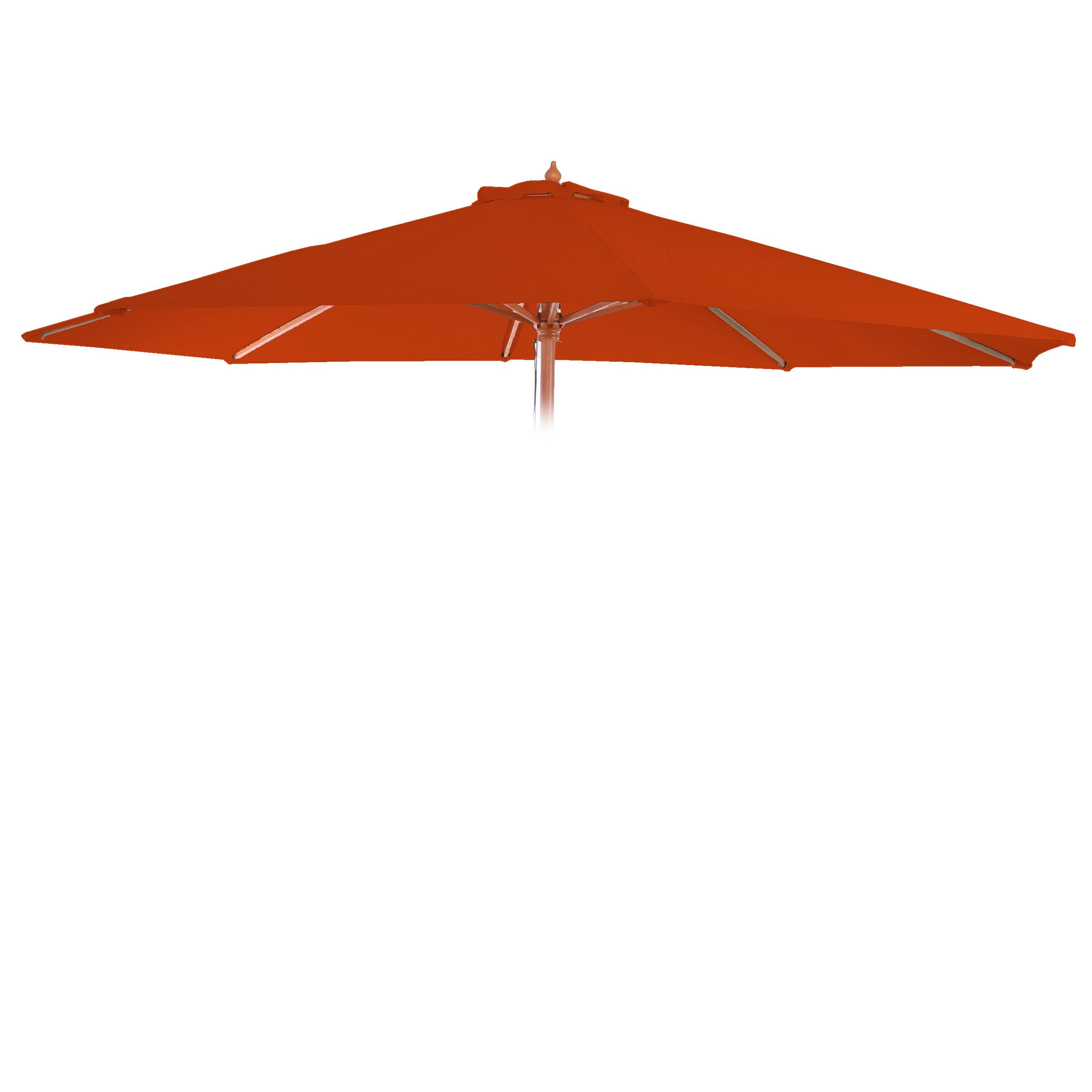 Pokrowiec wymienny na parasol Florida, pokrowiec wymienny na parasol, Ø 3,5 m poliester 8 rozpórek ~ terakota