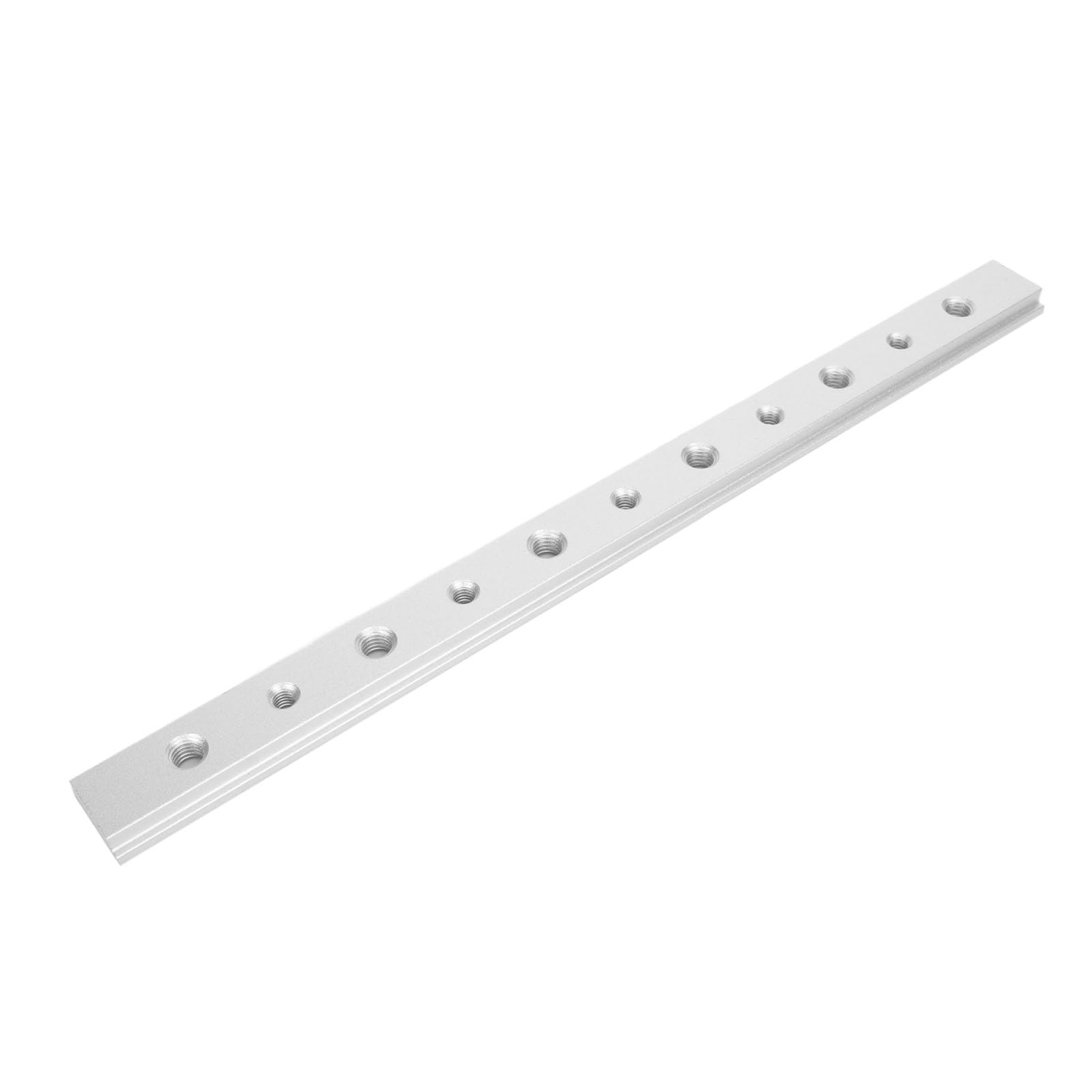 Aluminiowa prowadnica kątowa z rowkiem w kształcie litery T do piły stołowej do grawerki 300 mm (srebrna)