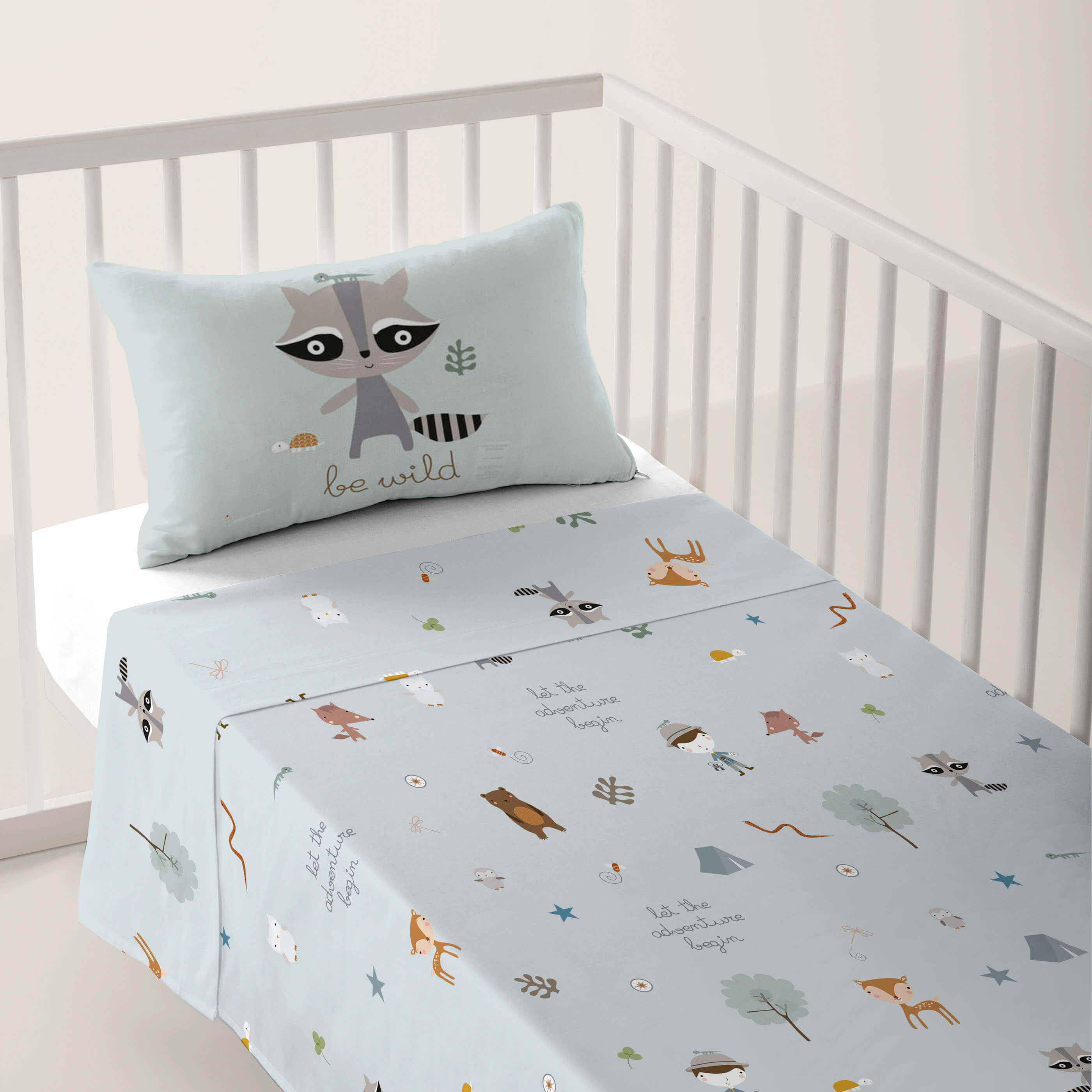 Mibebestore Sábanas Maxicuna 100% Algodón 70x140cm (Beige Cuadros): Frescas, Transpirables Y Ajustables (Bajera+Encimera+Funda)