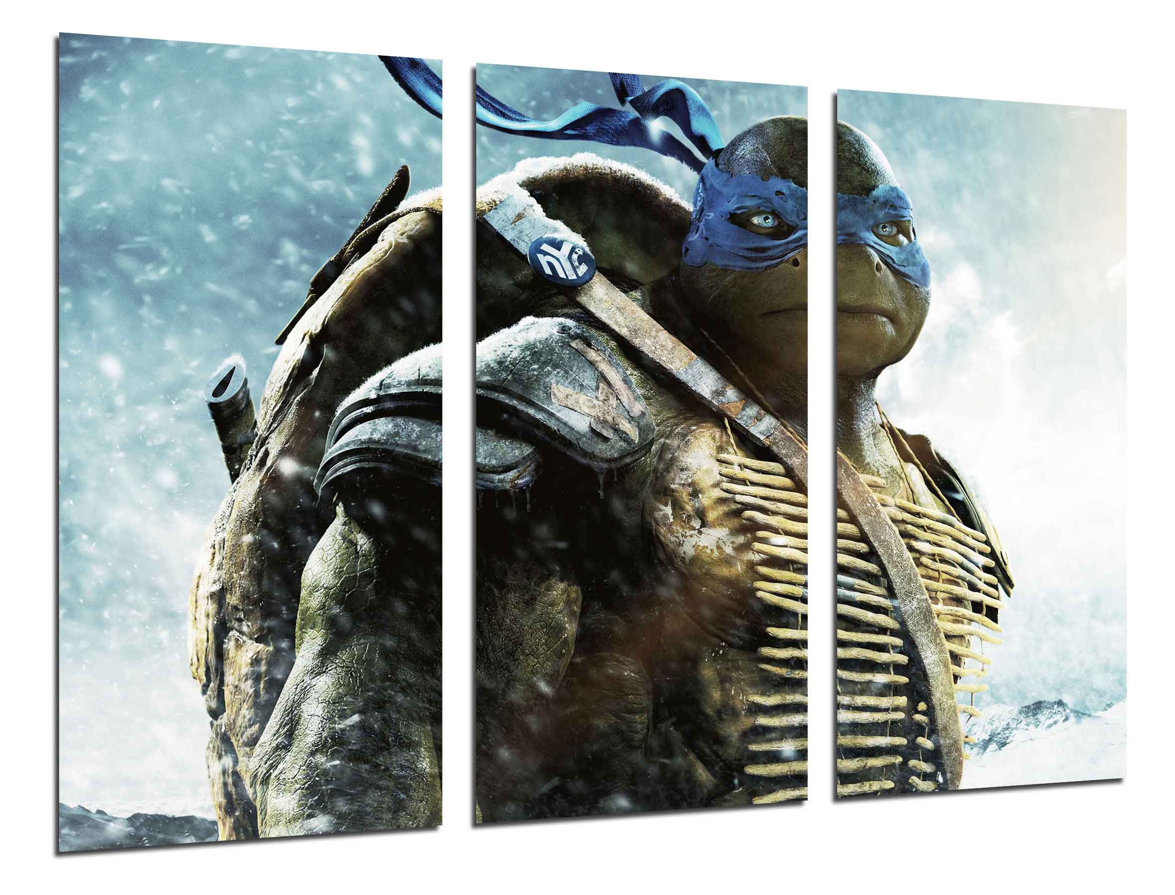 Tableau Power Rangers 5 Pièces Sur Bois - Déco Moderne 165x62 Cm, Prêt à Accrocher - 5