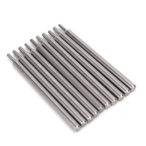 Lot De 10 Aiguilles De Pompe En Acier Inoxydable - Pour Gonfler Ballons De Foot, Basket, Volley - Longueur 3,8 Cm