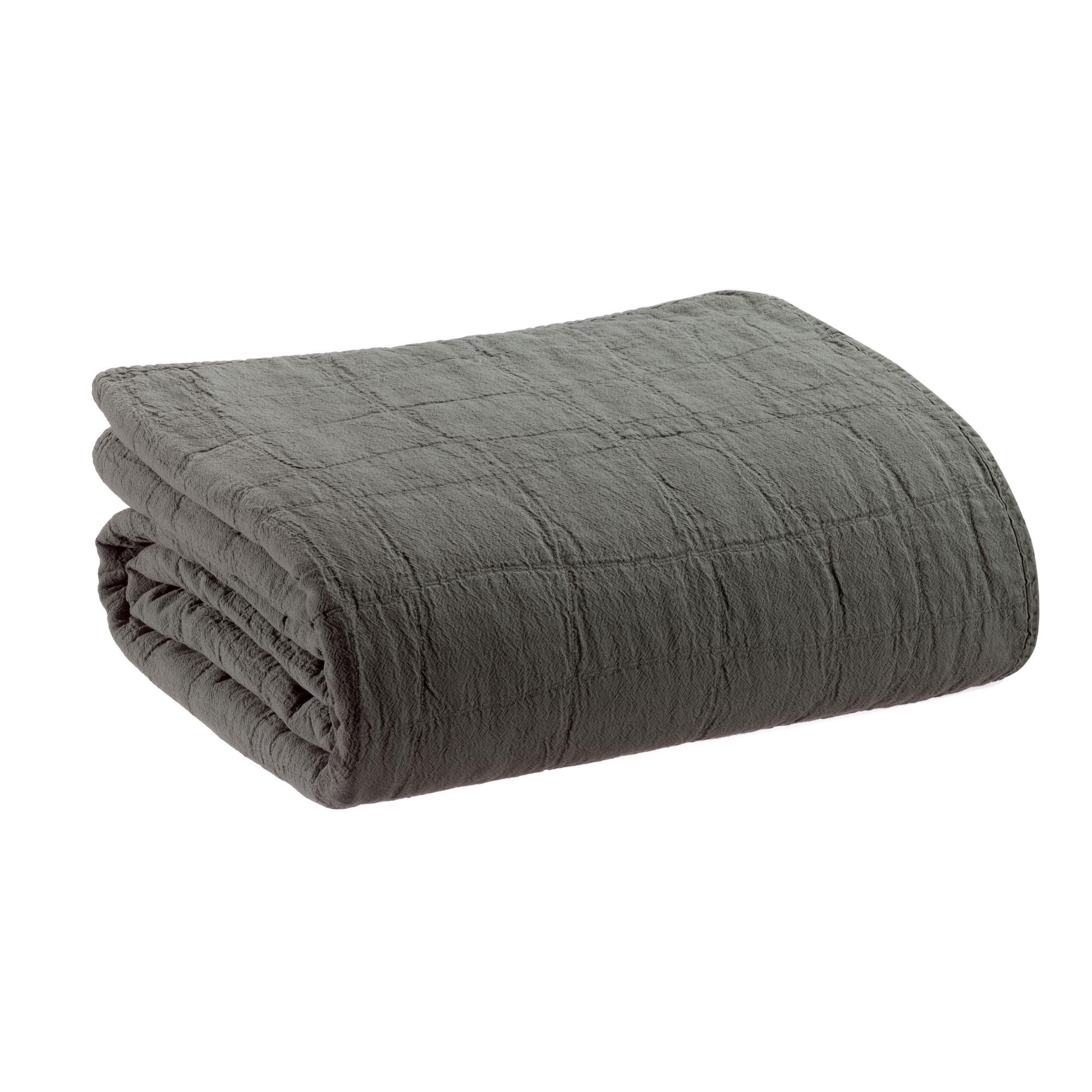 BARONI HOME Steppdecke Für Doppelbett – 260x260 Cm, Warm & Weich | Pied De Poule Grau, 350 G/m² Füllung | Hypoallergen & Atmungsaktiv