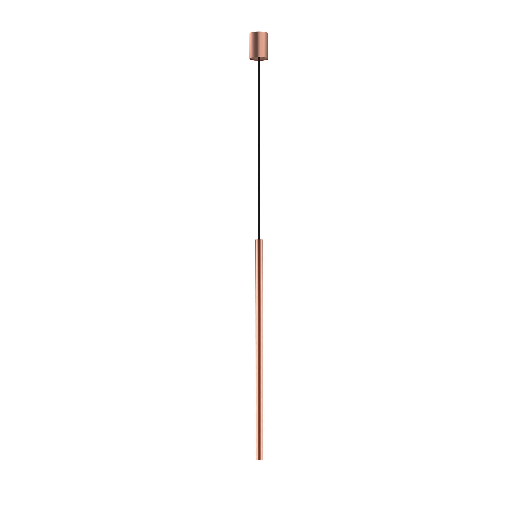 Lampa wisząca Laser satynowa miedź 1xG9x10W tuba wym: 205 x 5,5 cm metal Nowodvorski Lighting