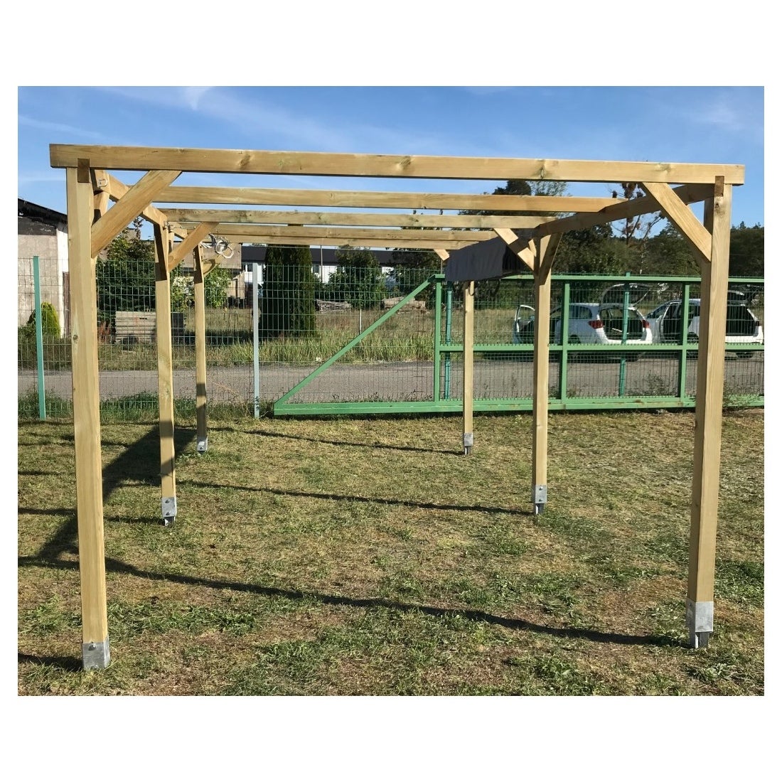 Carport, abri de voiture 3x5.1 m - 15.3 m2 - CAR1 - ALTANKA - 7