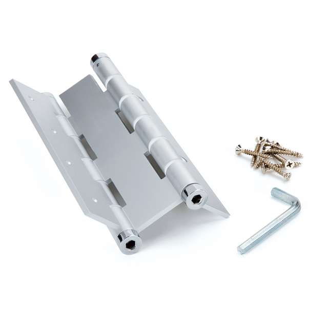 Charnière Double Action Automatique en Acier Inoxydable 180x133mm | Fermeture Douce Réglable | Porte Battante & Bricolage