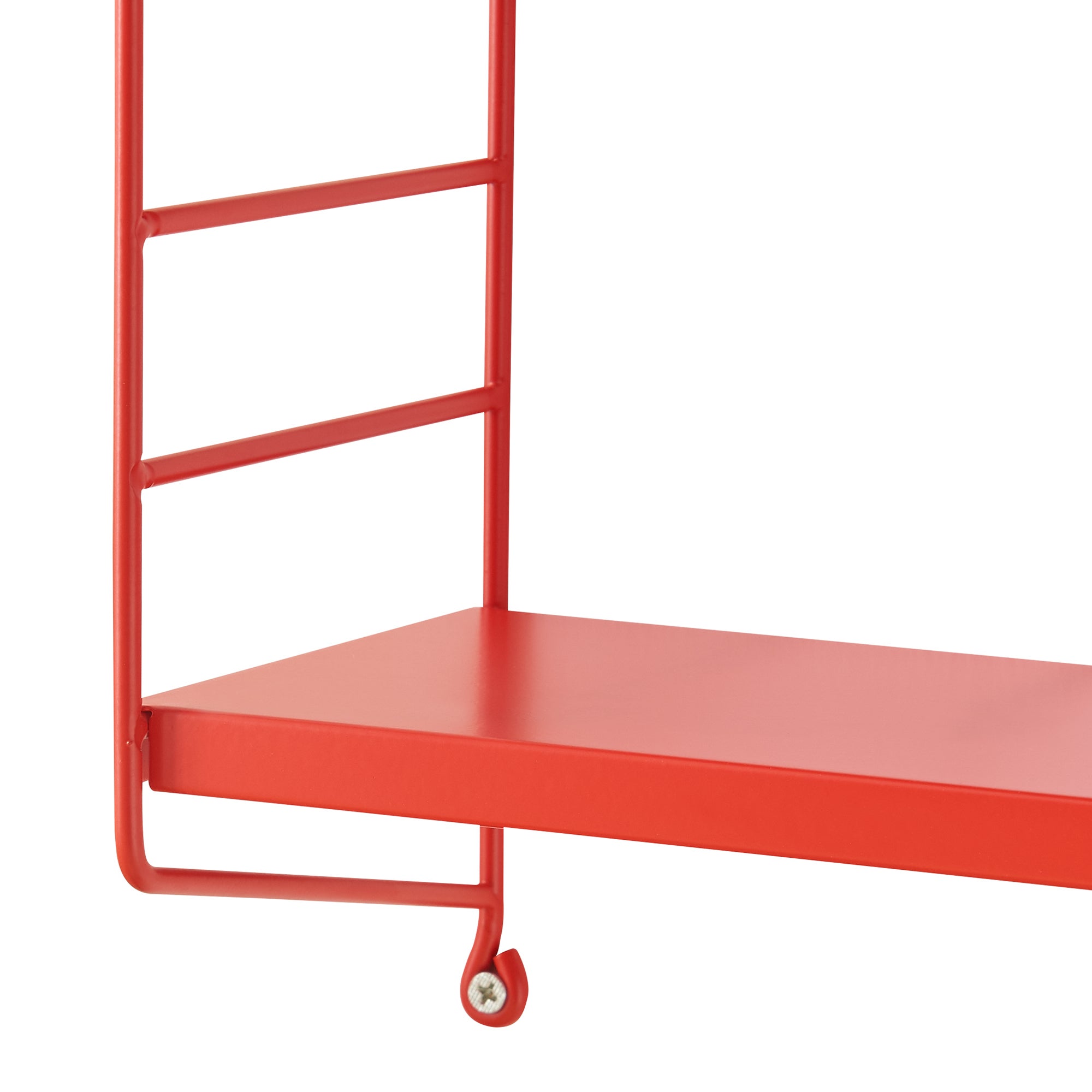 Étagère murale Strängnäs à 3 niveaux modulables 50 x 60 x 15 cm rouge [en.casa] - 8