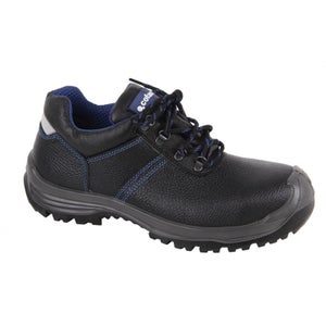 Bota de Piel Seguridad S3 Modelo Iskur Color Negro con Puntera de
