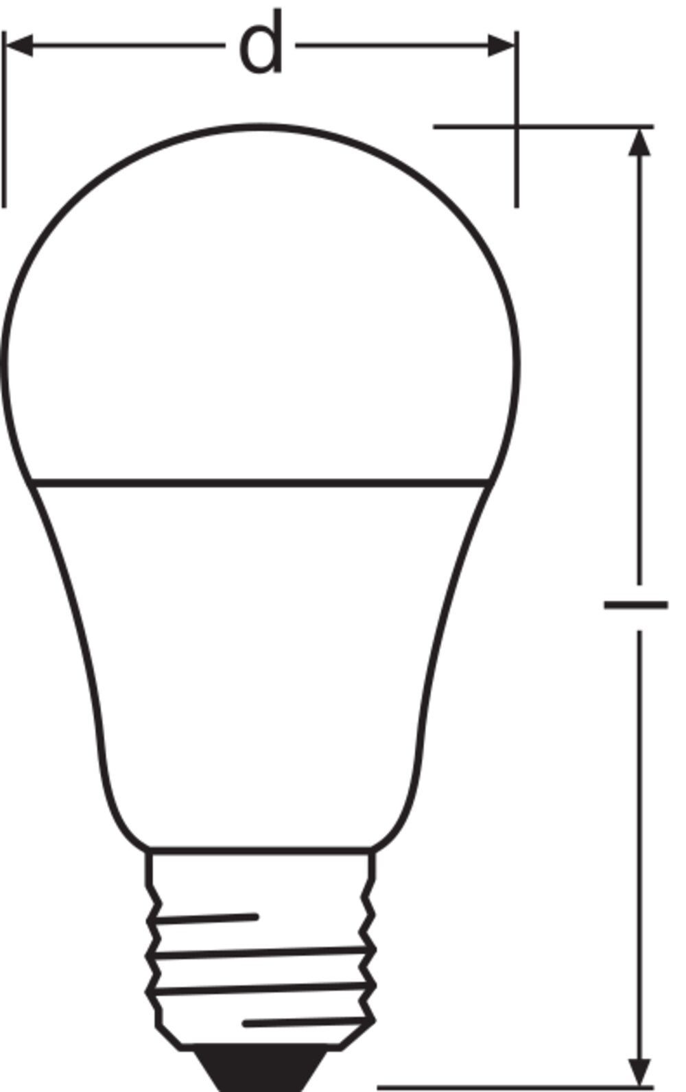 OSRAM Lampe LED Star+ à basse tension, E27-base, optique mate ,Blanc froid (4000K), 600 Lumen, Remplacement de la traditionnelle 45W-Ampoules 1-Pack - 3