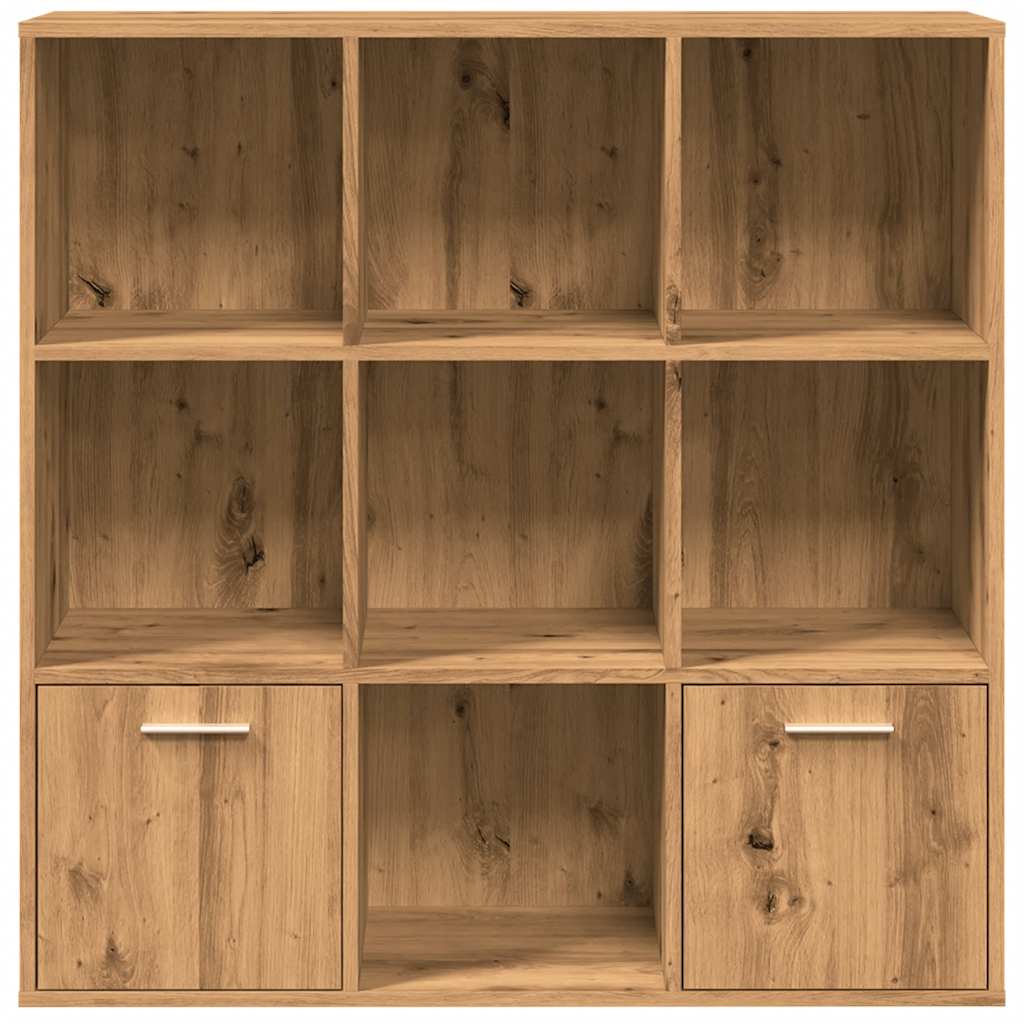 Bibliothèque | Armoire de livres | Meuble de Rangement chêne artisanal 98x29x97,5 cm bois d'ingénierie CFW773913 - 5