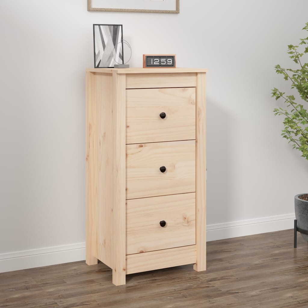 Mobile credenza pino massello e vimini, gabin naturale La Redoute Interieurs | La Redoute