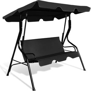 Tettuccio Universale Per Dondolo Da Giardino 249x185x18 Cm In Tessuto Oxford 210D Impermeabile E Anti UV, Colore B