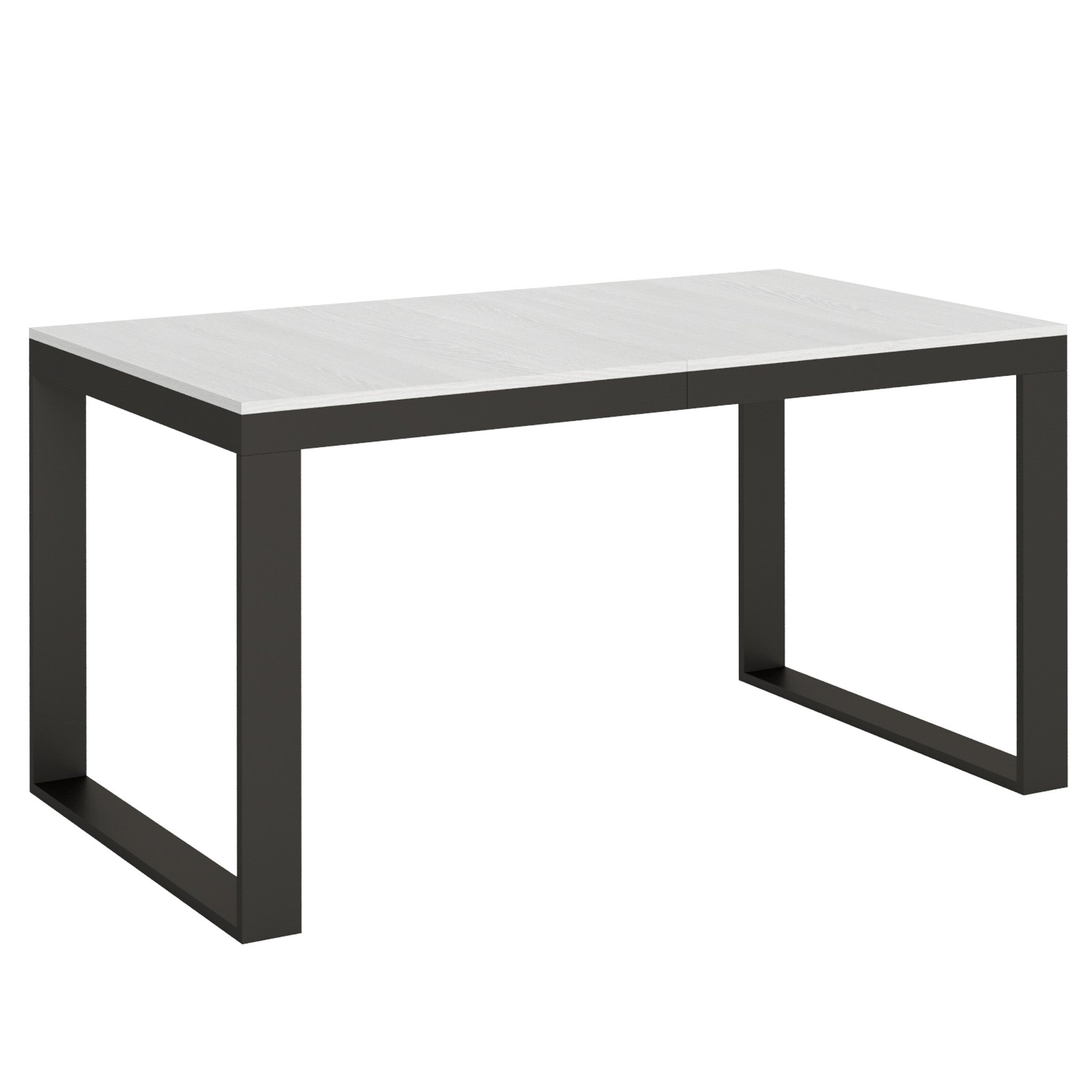 Stół rozkładany 90x160/264 cm Tecno Evolution Biały Jesion Stelaż Antracyt