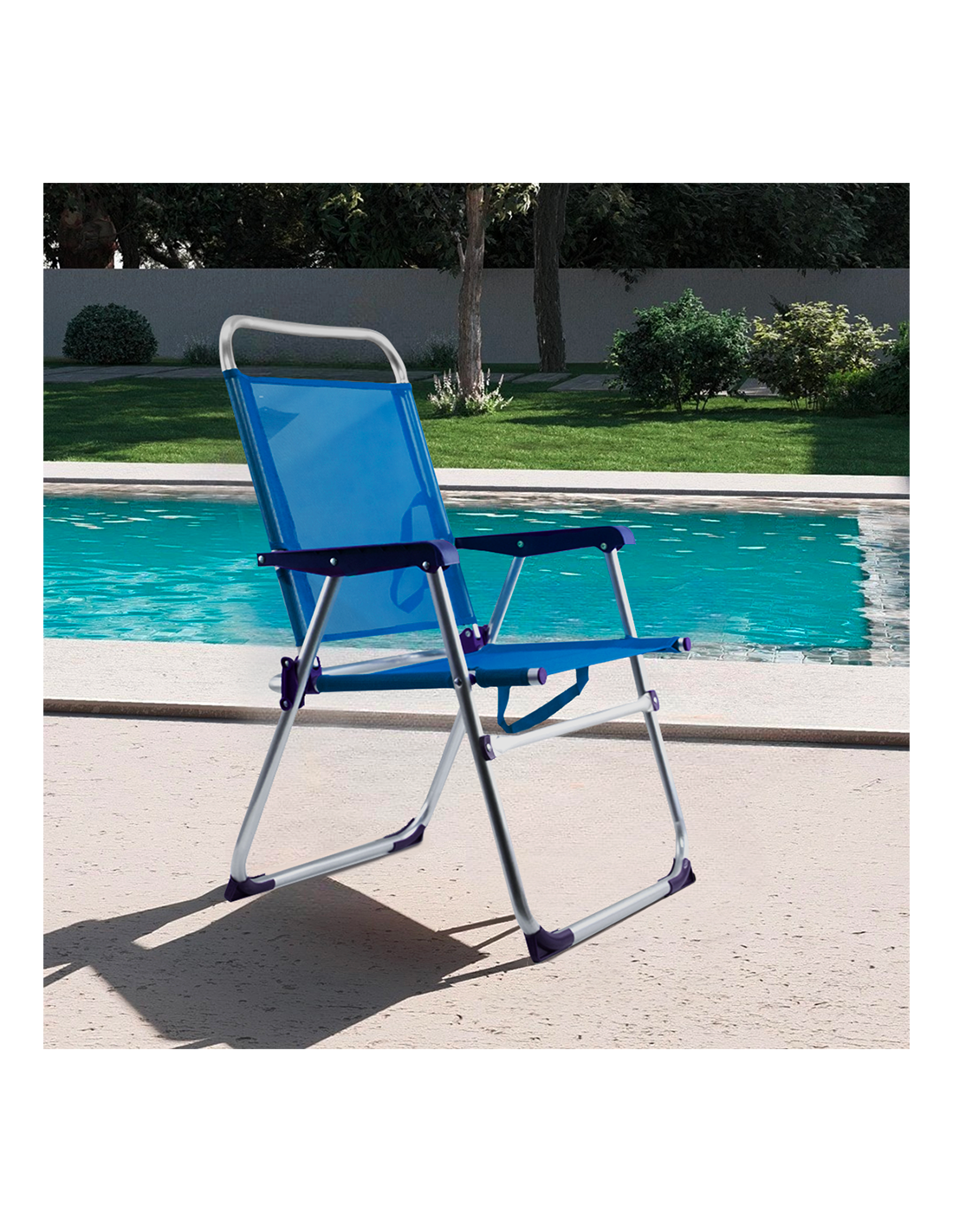 Spiaggina Sdraio In Alluminio Da Mare Sedia Sdraio Da Mare - Main Image