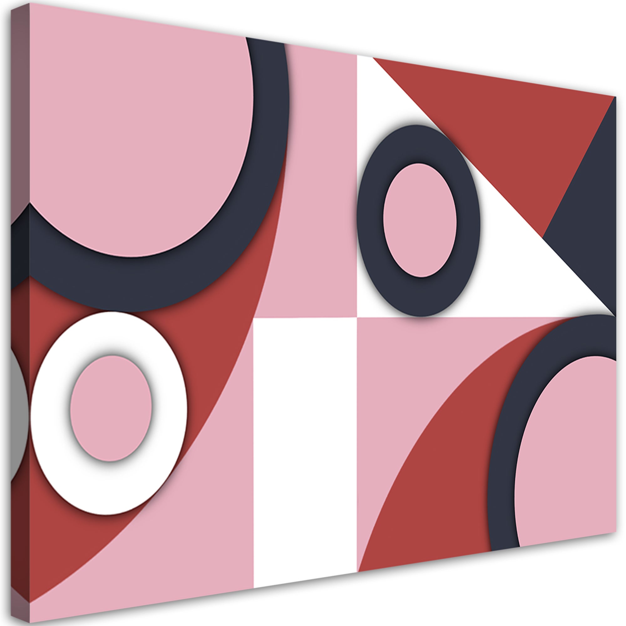 Obraz na płótnie, Geometryczne kształty abstrakcja 90x60