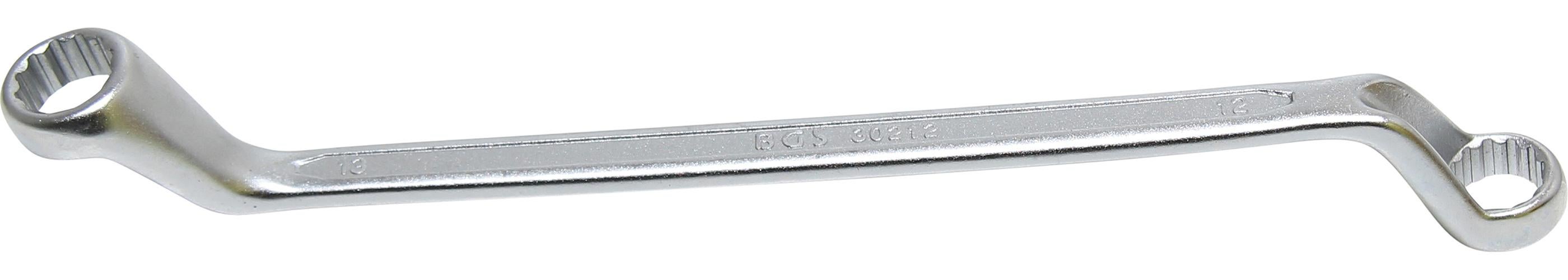 BGS chiave a doppio anello, 75 ° a gomito, 12 x 13 mm, 1 pezzi, 30212