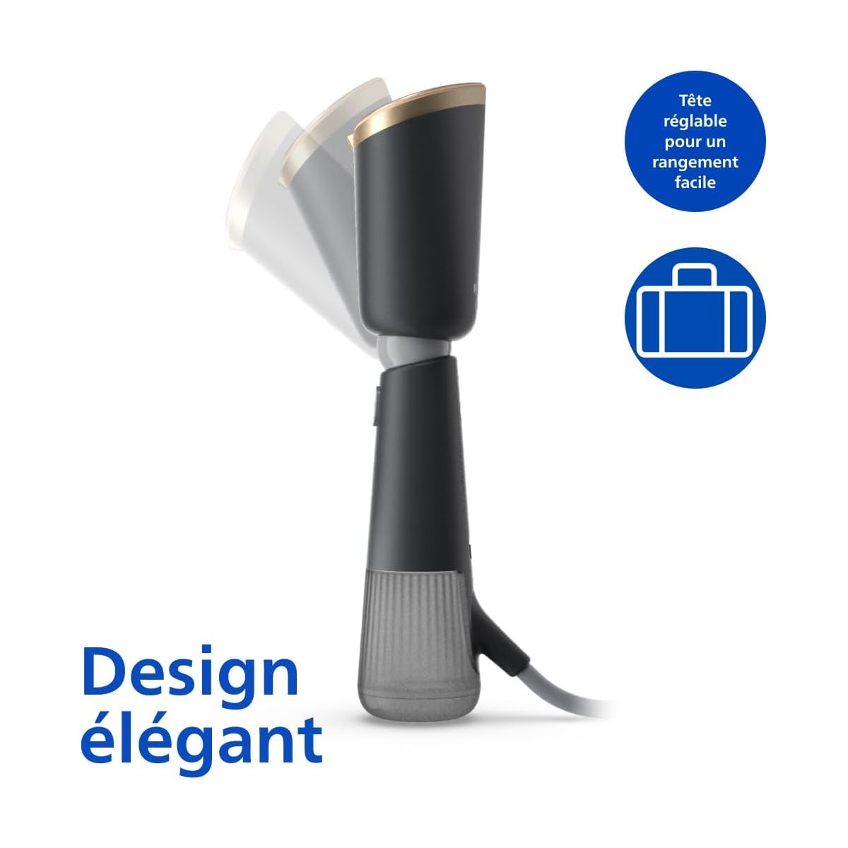 Défroisseur vapeur PHILIPS STH5030/80 steamer noir - 4