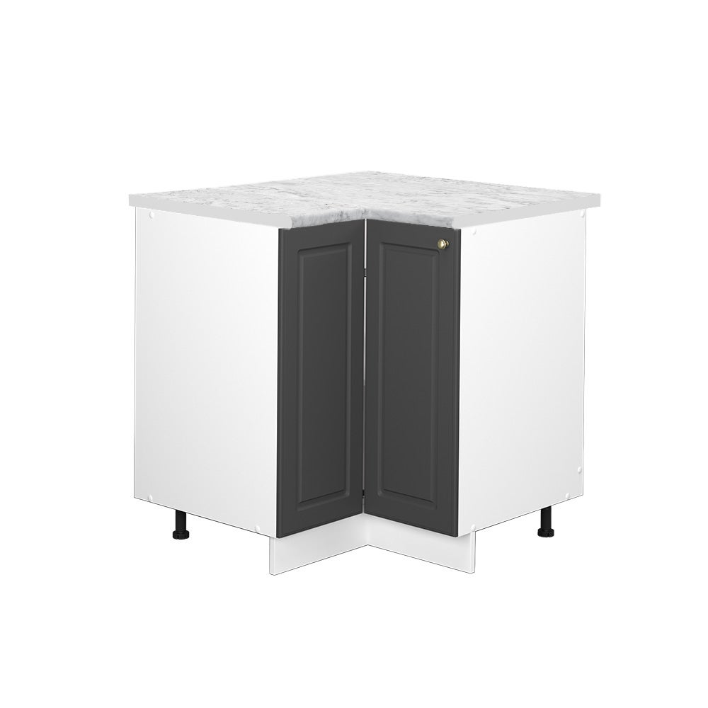 Vicco Szafka narożna Fame-Line, Antracytowo-złoty, 80.5 cm , BP Marmur