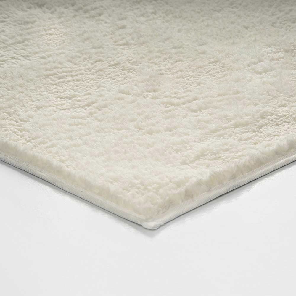 MODEMA - Tappeto lavabile in lavatrice, fondo antiscivolo, tappeto da cucina 45x90cm Shaggy Beige - 8