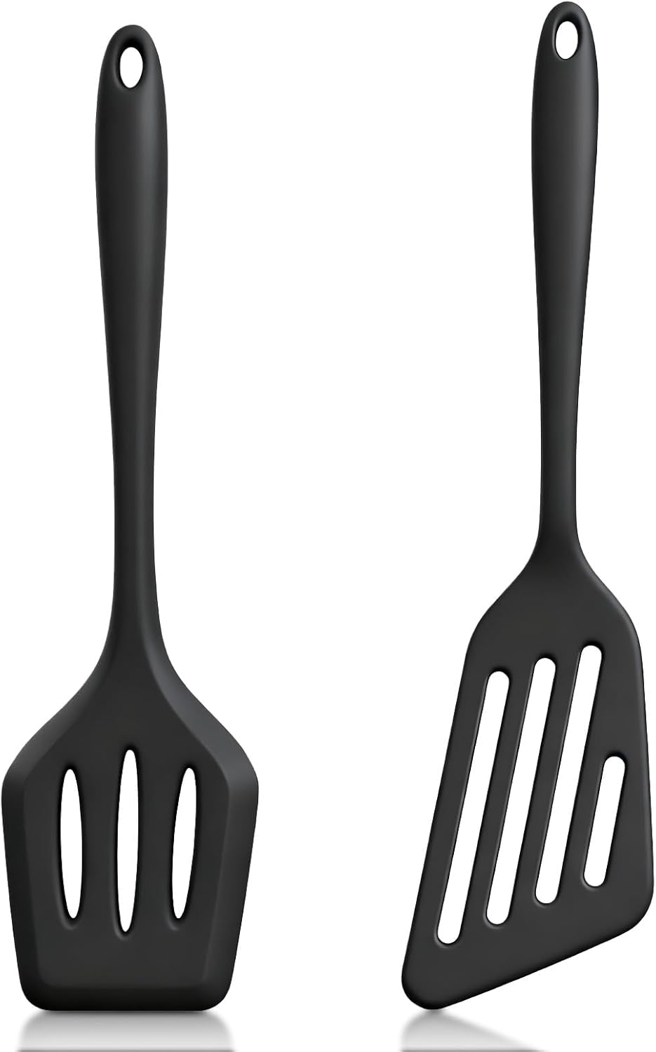 silikonowe szpatułki kuchenne, szpatułki kuchenne z otworami i powłoką nieprzywierającą do naczyń z powłoką nieprzywierającą, bez BPA, odporne na wys