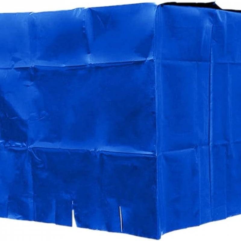 Pokrywa zbiornika na wodę IBC 1000L, wodoodporna, pyłoszczelna, z tkaniny Oxford, osłona przeciwsłoneczna, narzędzia do użytku na zewnątrz (niebieska