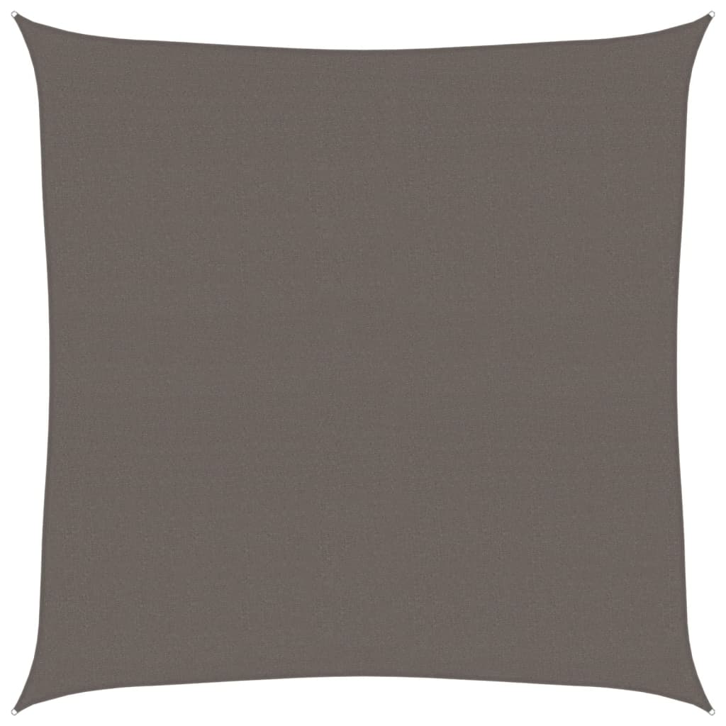 Żagiel przeciwsłoneczny antracytowy 160 g/m² 6 x 6 m HDPE