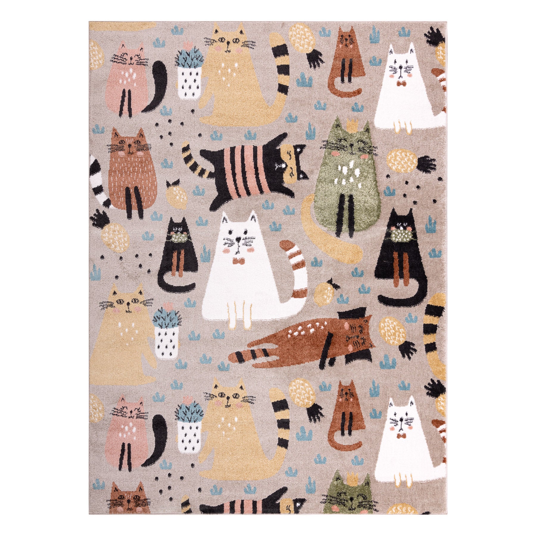 Dywan FUN Kittens dla dzieci, koty, kotki beż 240x330 cm - 2