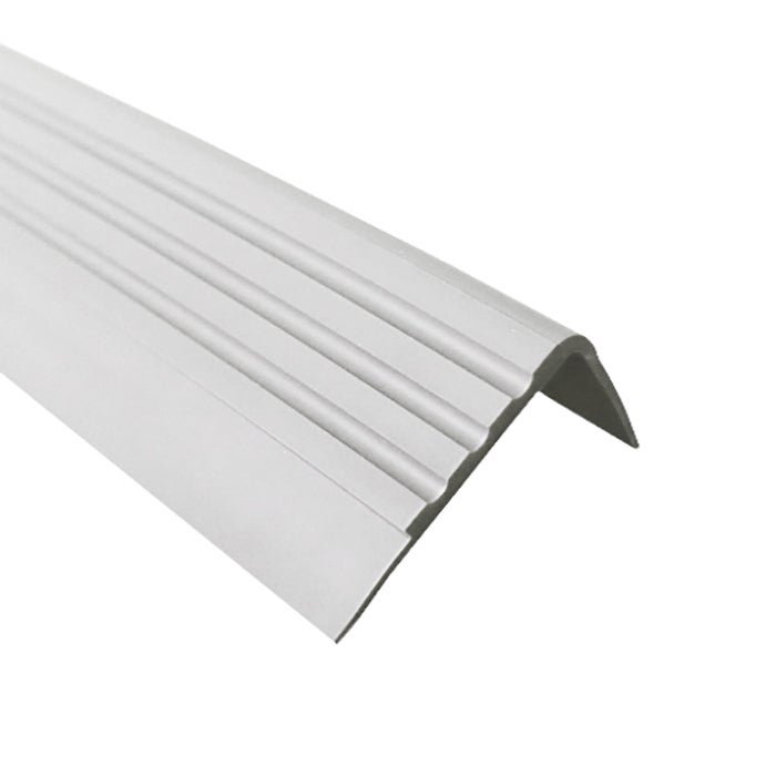 QUEST Profil schodowy PCV 30x27mm, 1.5m, antypoślizgowy nosek schodowy,&amp;nbsp; RM, szary