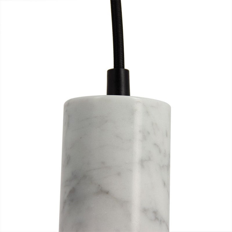 Xanlite - Suspension à douille en marbre blanc, culot E27 - SDM01EW - 4