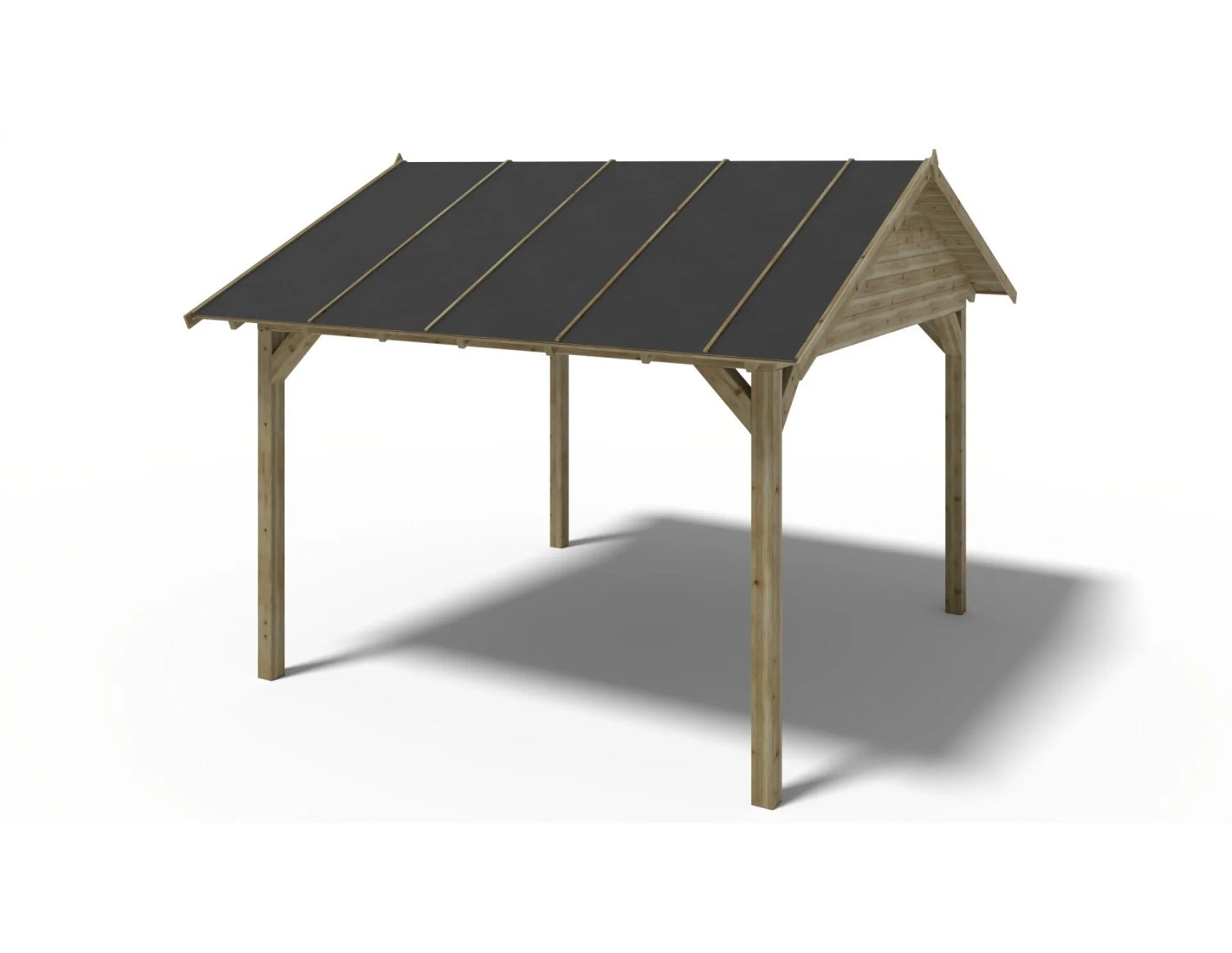 Altana ogrodowa wiata ALTANKA 4,04x4,17 m, drewniana, impregnowana, ALT36, 1szt.