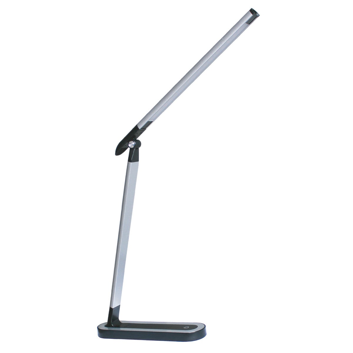 Lampa biurkowa LED czarno-srebrna 4000K MADERA 324962 Polux