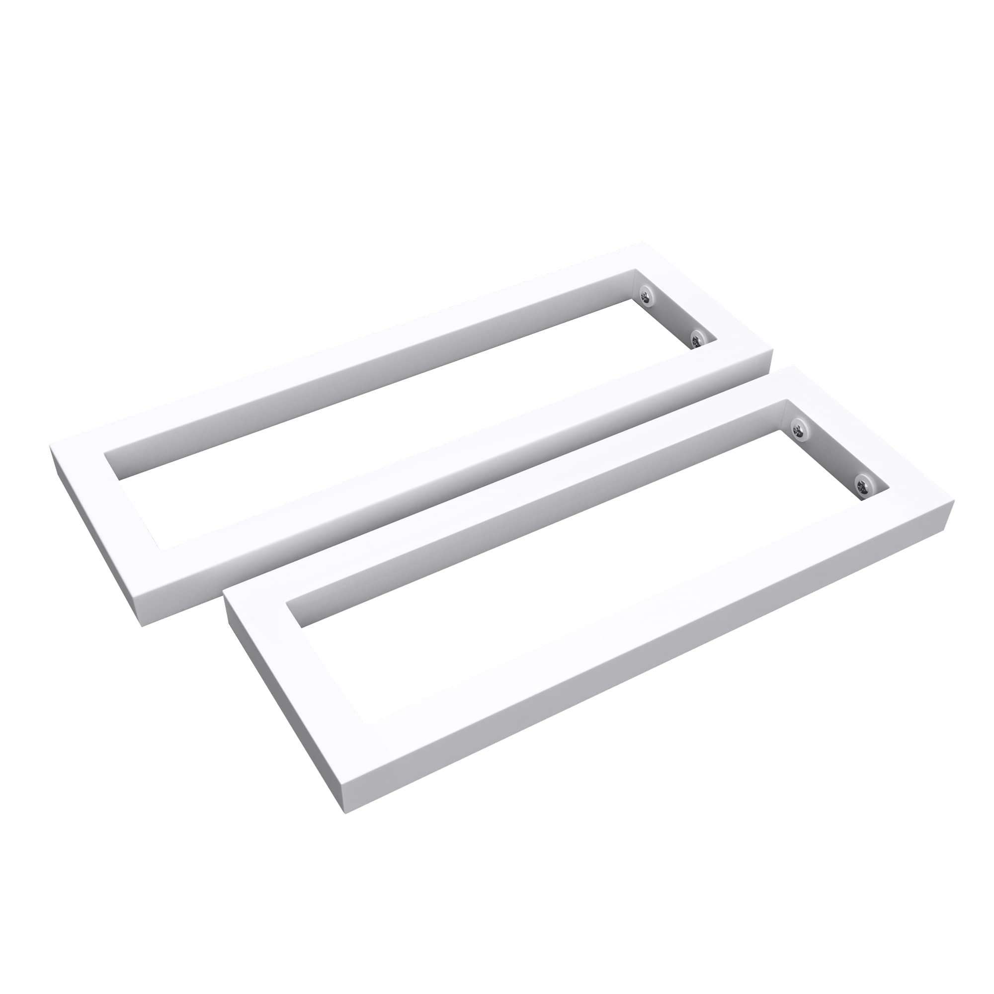 Doporro 2 Pièces Équerre De Fixation Blanc Plan De Toilette Étagère