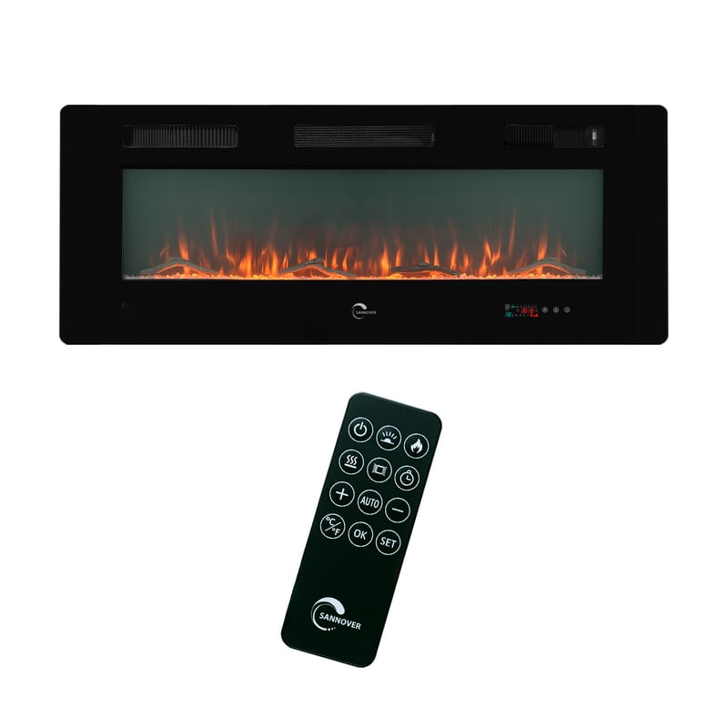 Wkład kominkowy elektryczny Valtaia Plat Sannover 2000 W / 127 cm