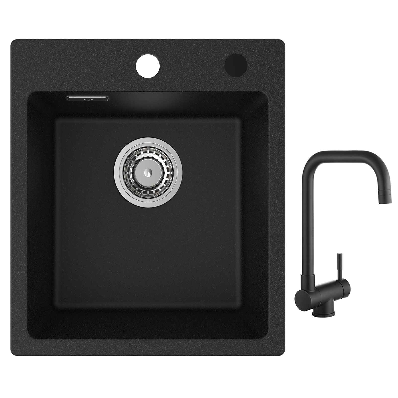 Cecipa max 40x45cm Evier de Cuisine en Quartz et Résine Evier Quartz 1