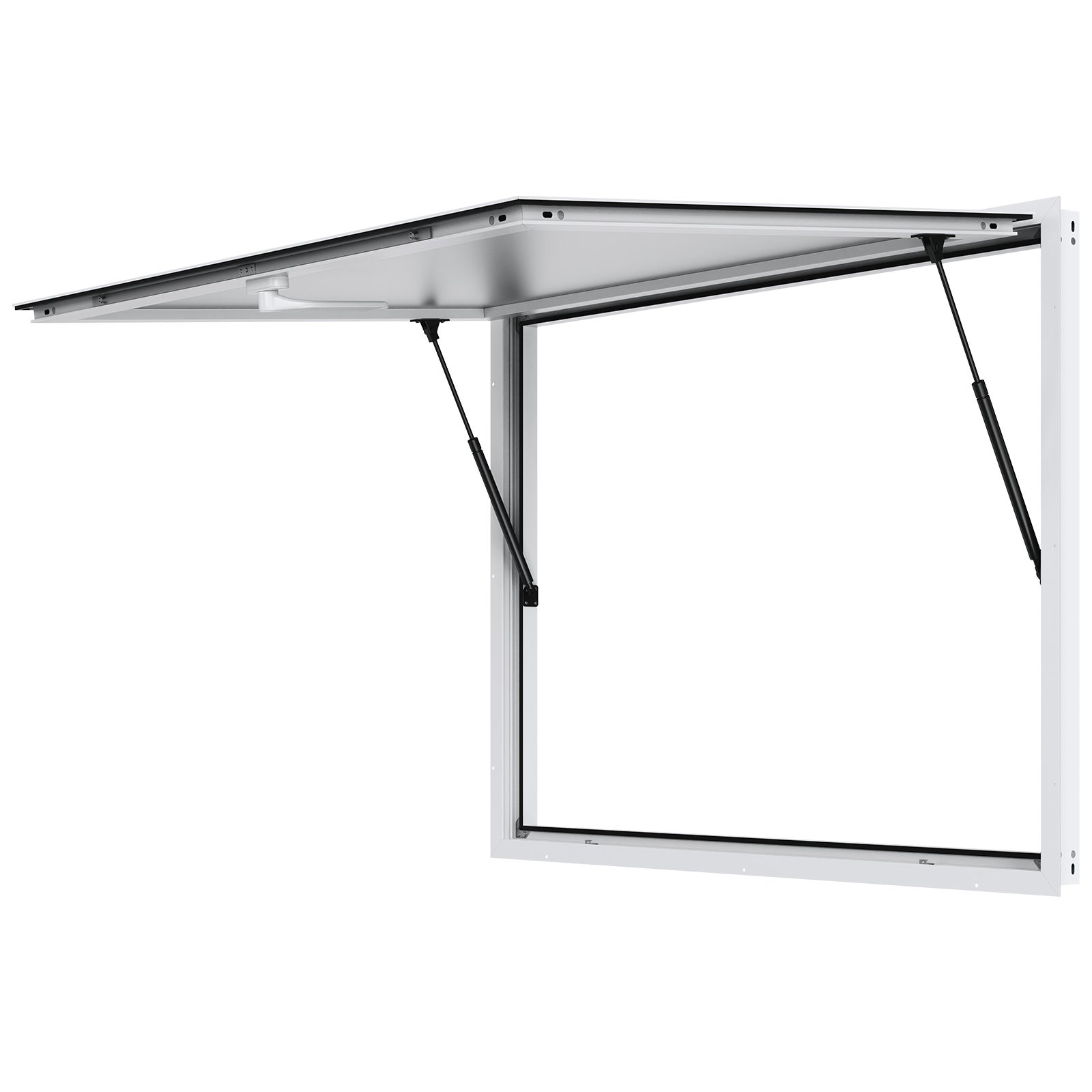 Stojak z przekąskami do serwowania okien markiza serwisowa do food trucków 1220x915mm aluminium VEVOR