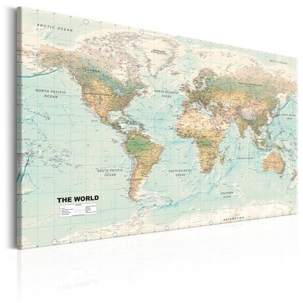 Carte du Monde World Map Home Deco Wall Art Poster Grand Format A0 Carte du Monde World Map Home Deco Wall Art Poster Grand Format A0