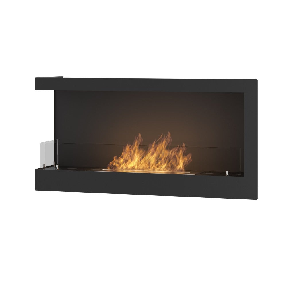 Kominek bioetanolowy Corner 900 Left SimpleFire do zabudowy ze szkłem