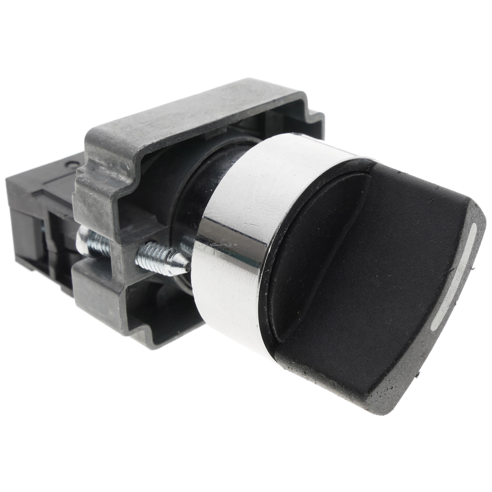 Commutatore rotativo a 2 posizioni, 5A 220V 22Mm Mini selettore autobloccante a foro per interruttore rotante per pulsante macchina industriale