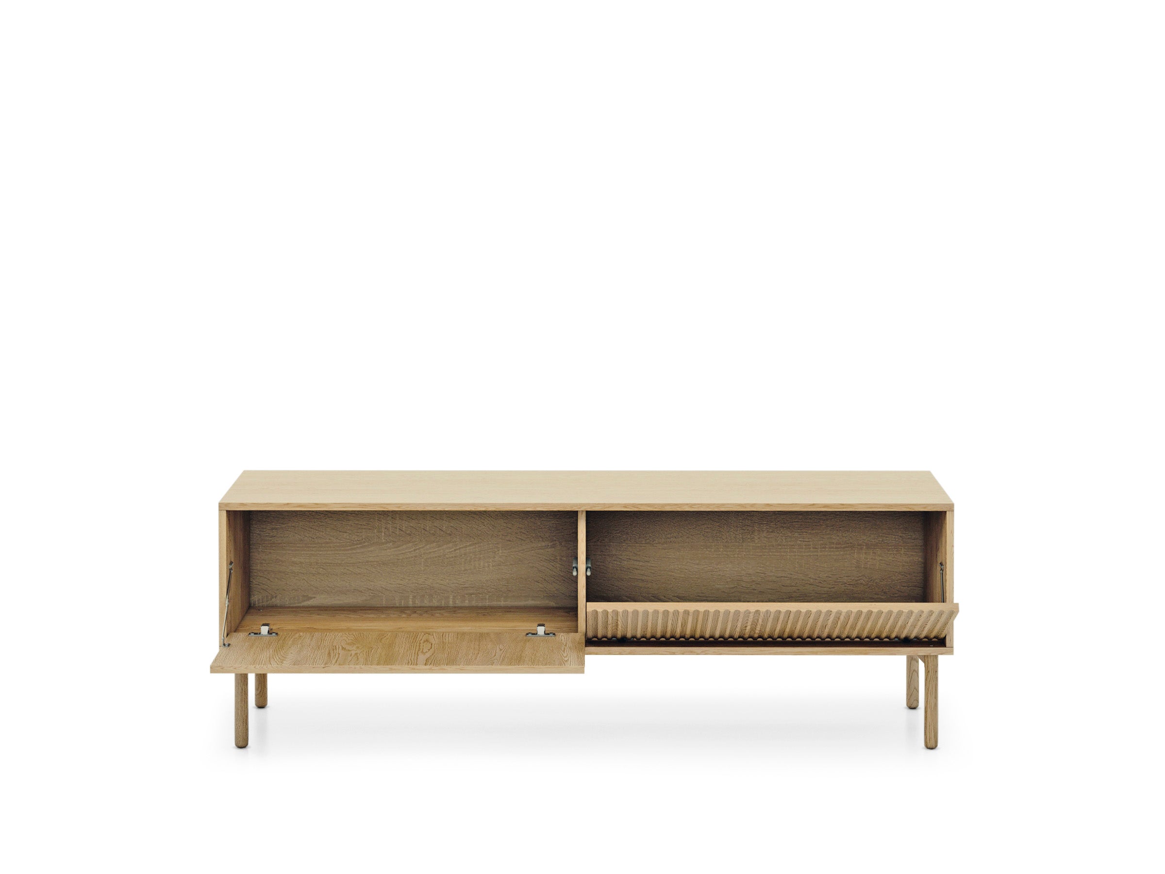 Szafka RTV, dąb Cremona, 153,5 x 51,8 x 39,5 cm - 3