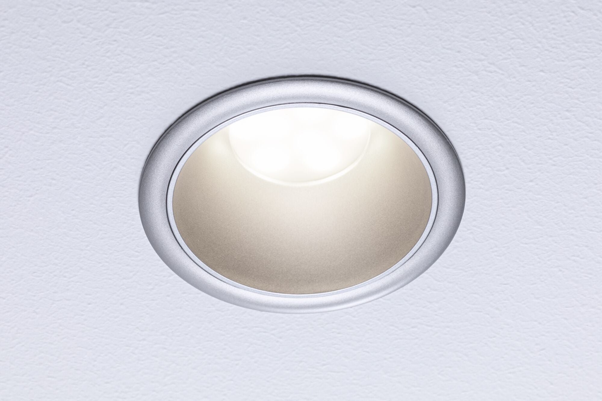 Spot encastré LED 3-Step-Dim Cole Coin Kit de 6 IP44 rond 88 mm Coin 6x6W 6x470lm 230V gradable 2700K Argent mat - 8
