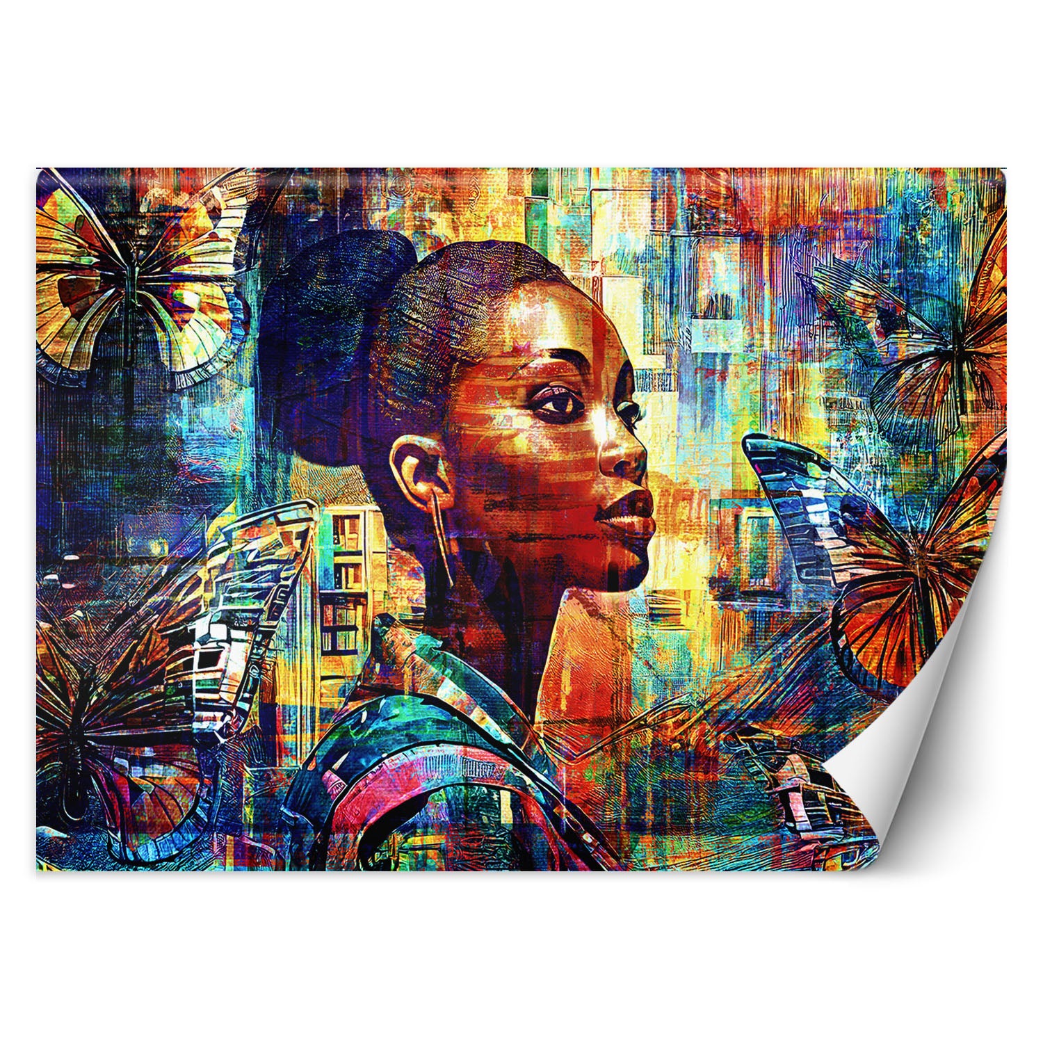 Fototapeta, Afrykańska Kobieta Glamour 250x175