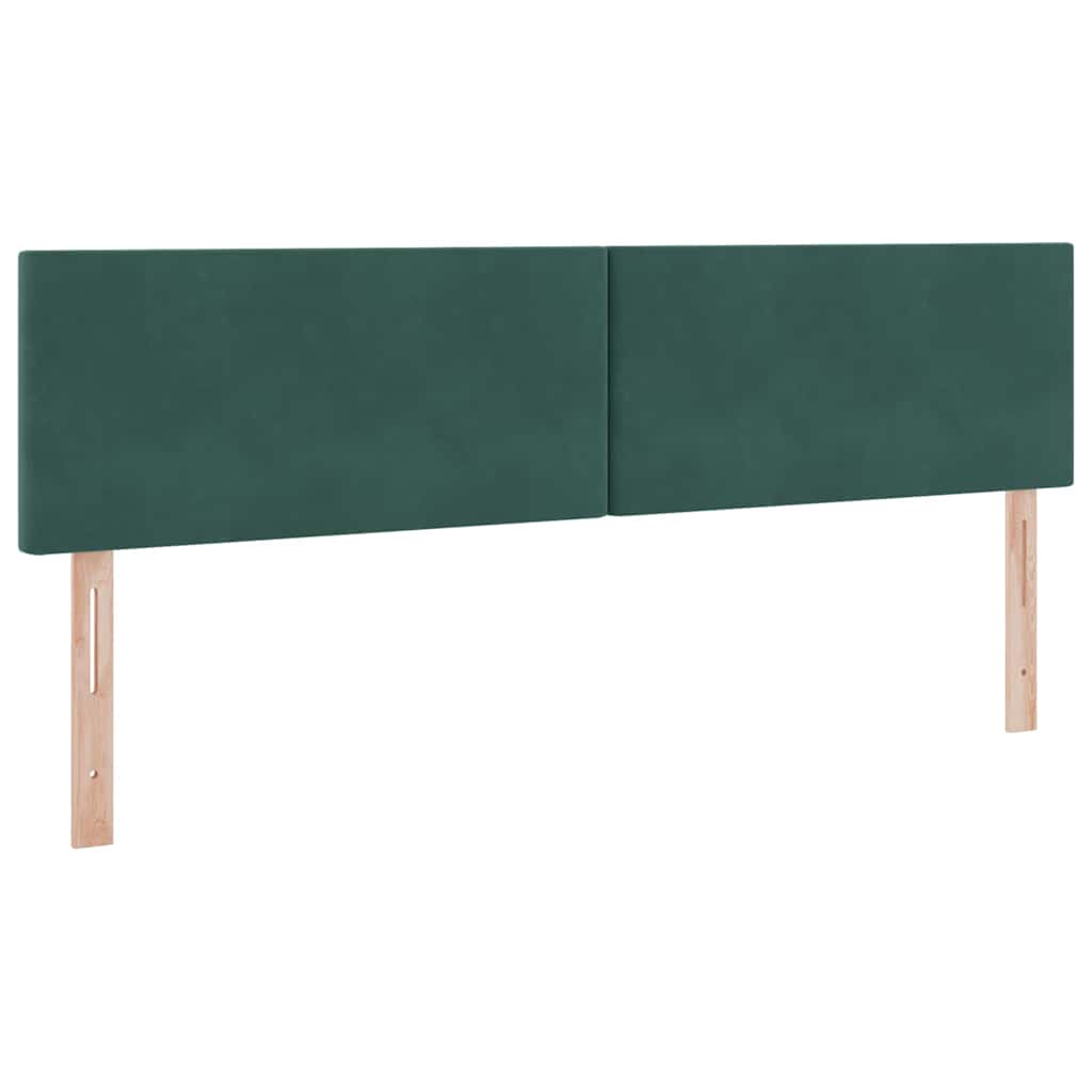 Lit avec rangement, vert foncé, 180 x 200 cm, velours - 8